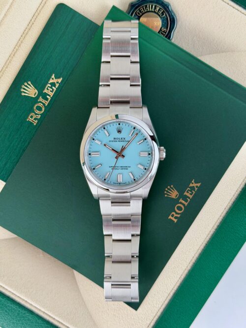 Rolex Oyster Perpetual 36mm UNWORN 2026 Turquoise Tiffany Blue Oyster 126000