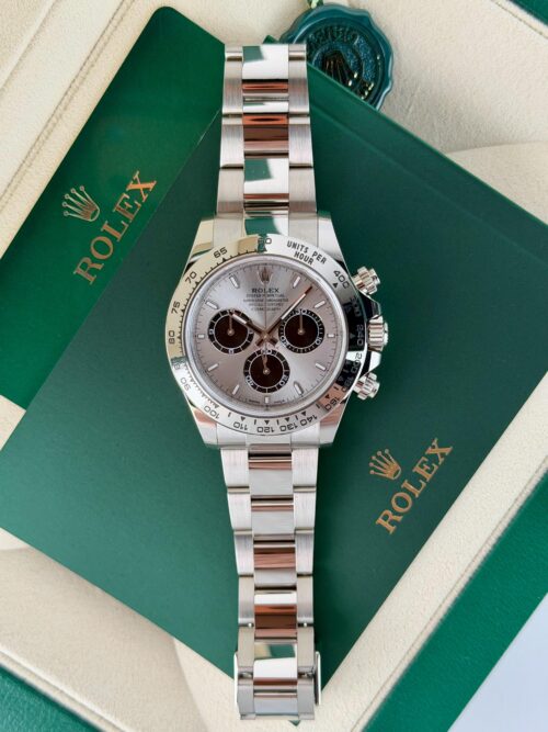 Rolex Daytona 2025 Ghost 40mm Silver Steel/Black Index Oyster 126509