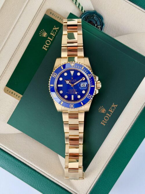 Rolex Submariner Date 40mm 2010 Flat Blue Oyster Preowned 116618LB