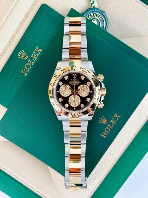 Rolex Daytona UNWORN 2026 Black/Golden Diamond 40mm Oyster 126503