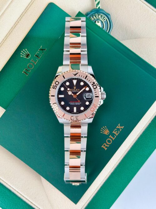 Rolex Yacht-Master 37mm UNWORN 2026 Black Rose Gold Oyster 268621