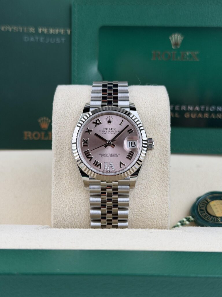Rolex Datejust 31mm UNWORN 2026 Pink Roman VI Fluted Jubilee 278274