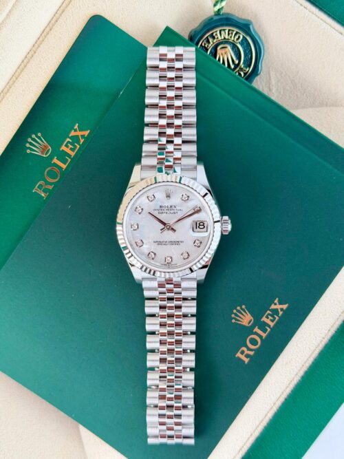 Rolex Datejust 31mm UNWORN 2026 MOP Pearl Diamond Fluted Jubilee 278274