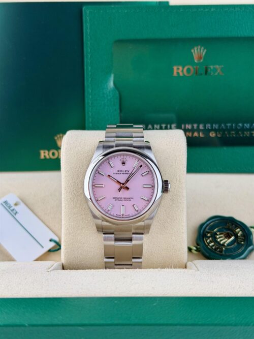 Rolex Oyster Perpetual 31mm UNWORN 2026 Pink Index Smoooth Oyster 277200