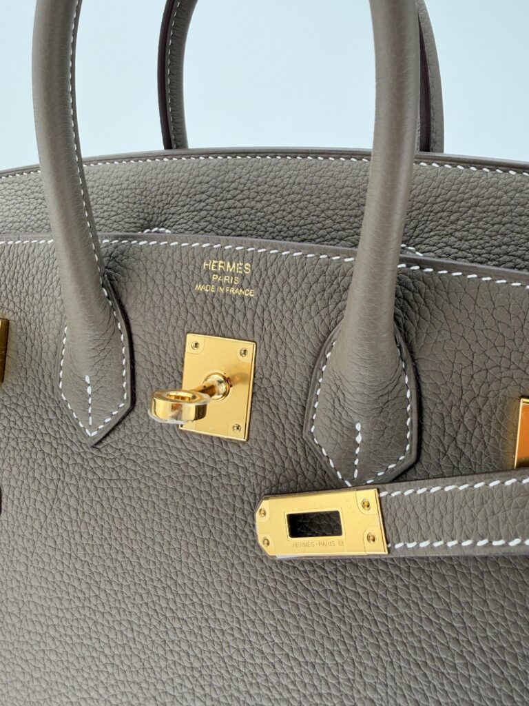 Hermes Birkin 25 Retourne Togo Etoupe Gold Hardware K Stamp 2026