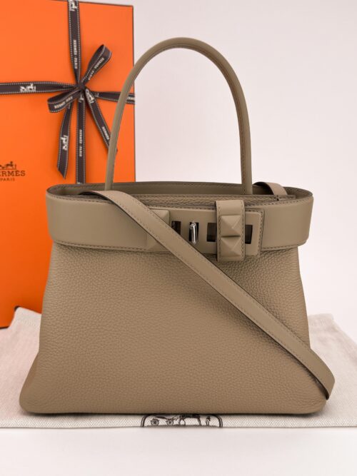 Hermes Medor Togo Beige Marfa Palladium Hardware K Stamp Unworn