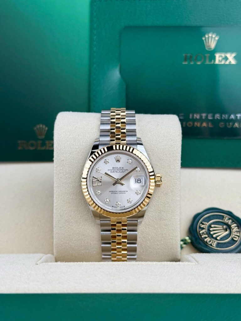 Rolex Datejust 28mm UNWORN 2026 Silver Star Diamond IX Fluted Jubilee 279173