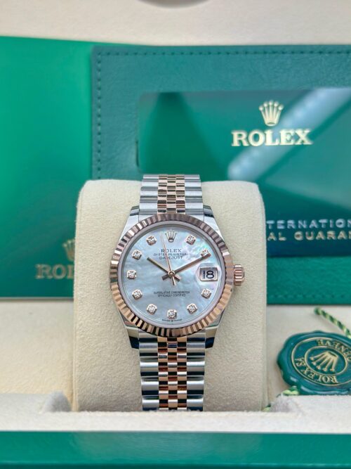 Rolex Datejust 31mm UNWORN 2026 MOP Pearl Diamond Fluted Jubilee 278271