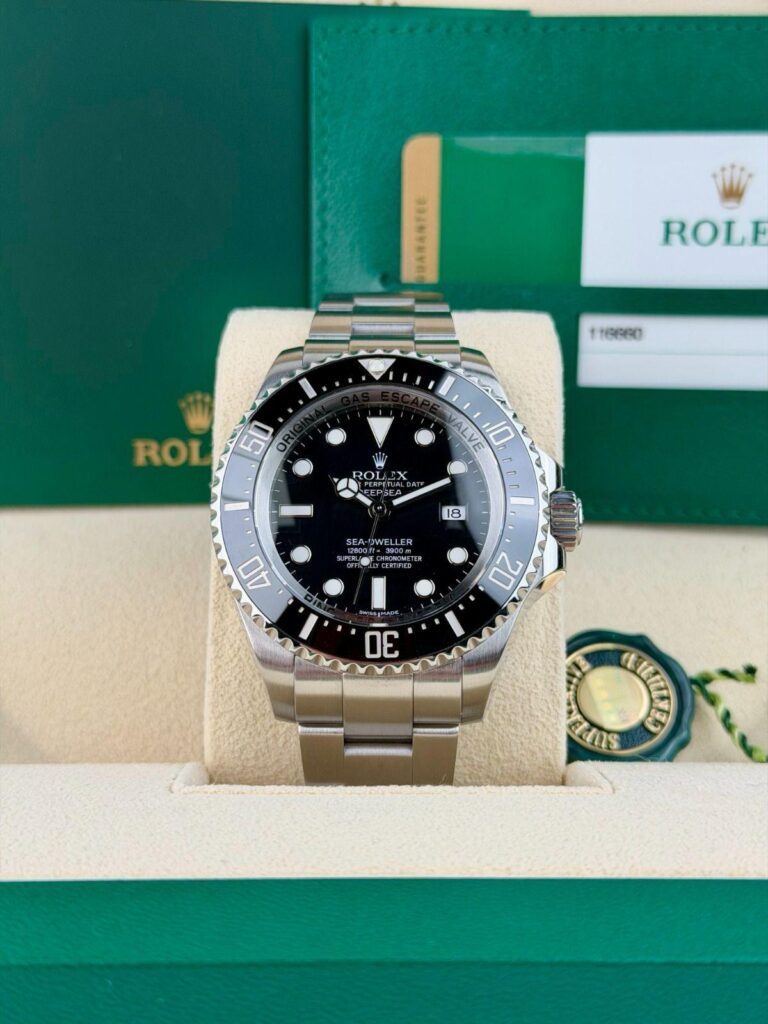 Rolex Sea-Dweller Deepsea 44mm 2015 Black Oyster Preowned 116660