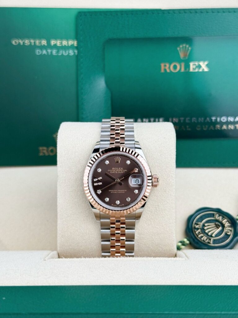 Rolex Datejust 28mm UNWORN 2026 Chocolate Brown Diamond Stars IX Jubilee 279171
