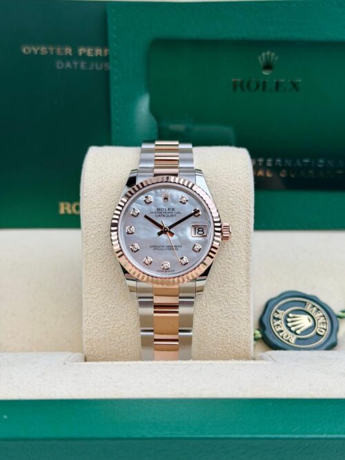 Rolex Datejust 31mm UNWORN 2026 MOP Pearl Diamond Fluted Oyster 278271