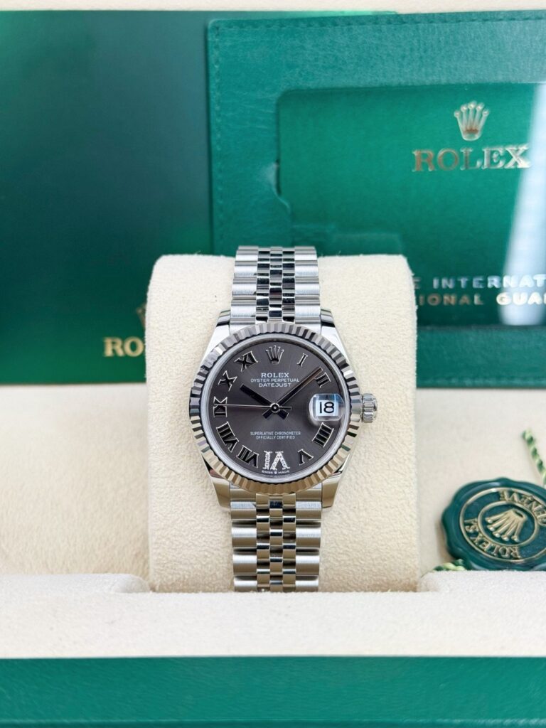 Rolex Datejust 31mm UNWORN 2026 Slate Gray Rhodium Roman VI Jubilee 278274