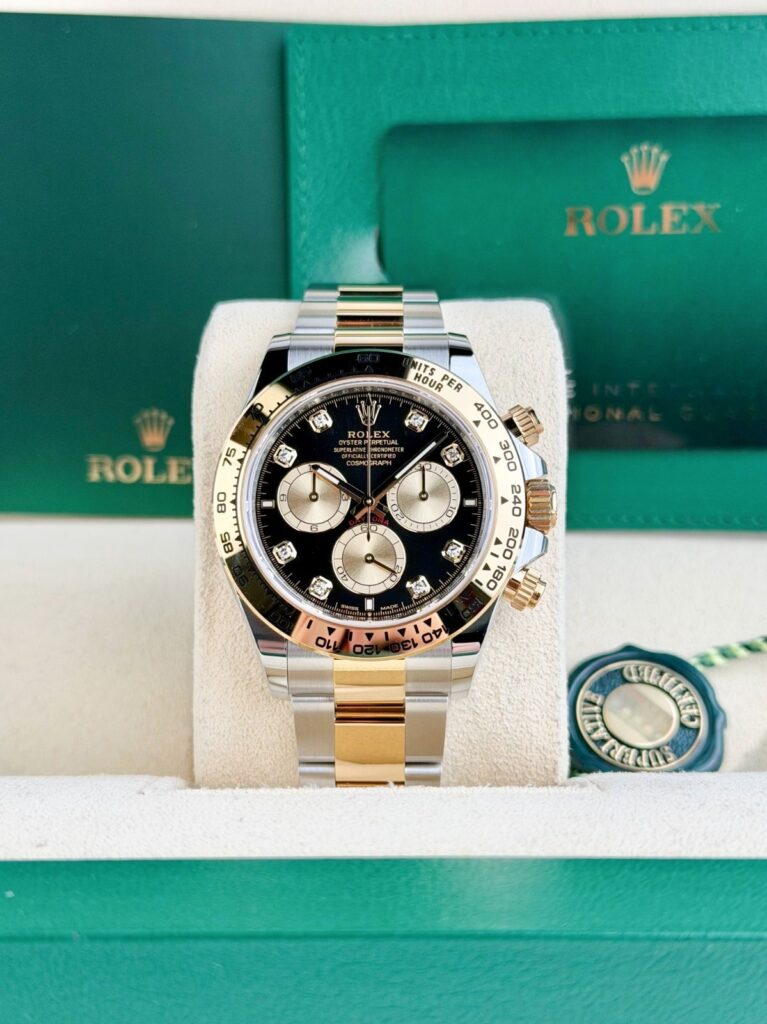 Rolex Daytona UNWORN 2026 Black/Golden Diamond 40mm Oyster 126503