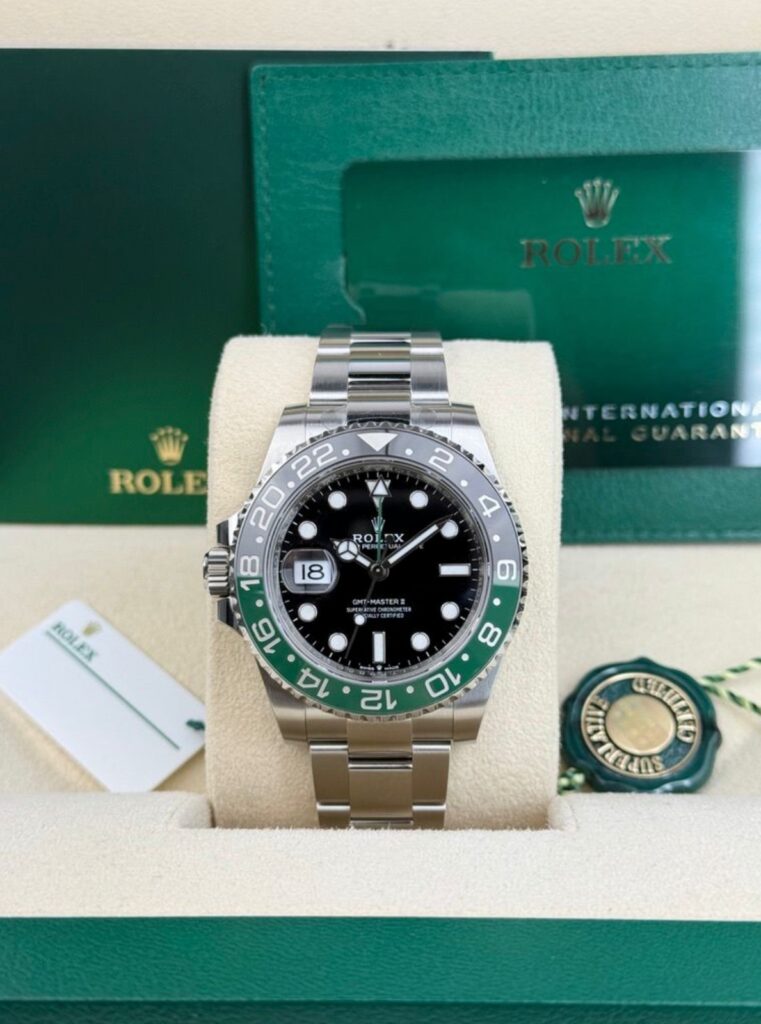Rolex GMT-Master II UNWORN 2026 Sprite 40mm Black/Green Oyster 126720VTNR
