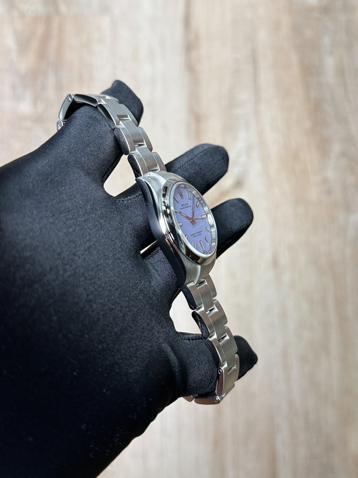 Rolex Oyster Perpetual 34mm UNWORN 2026 Lavender Smooth Oyster 124200