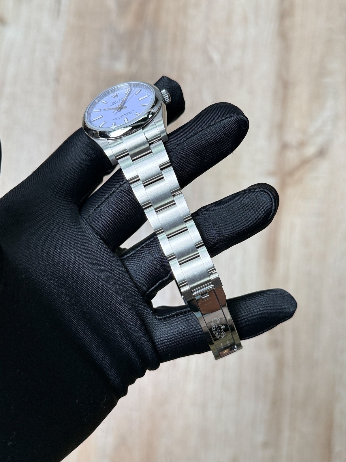 Rolex Oyster Perpetual 34mm UNWORN 2026 Lavender Smooth Oyster 124200