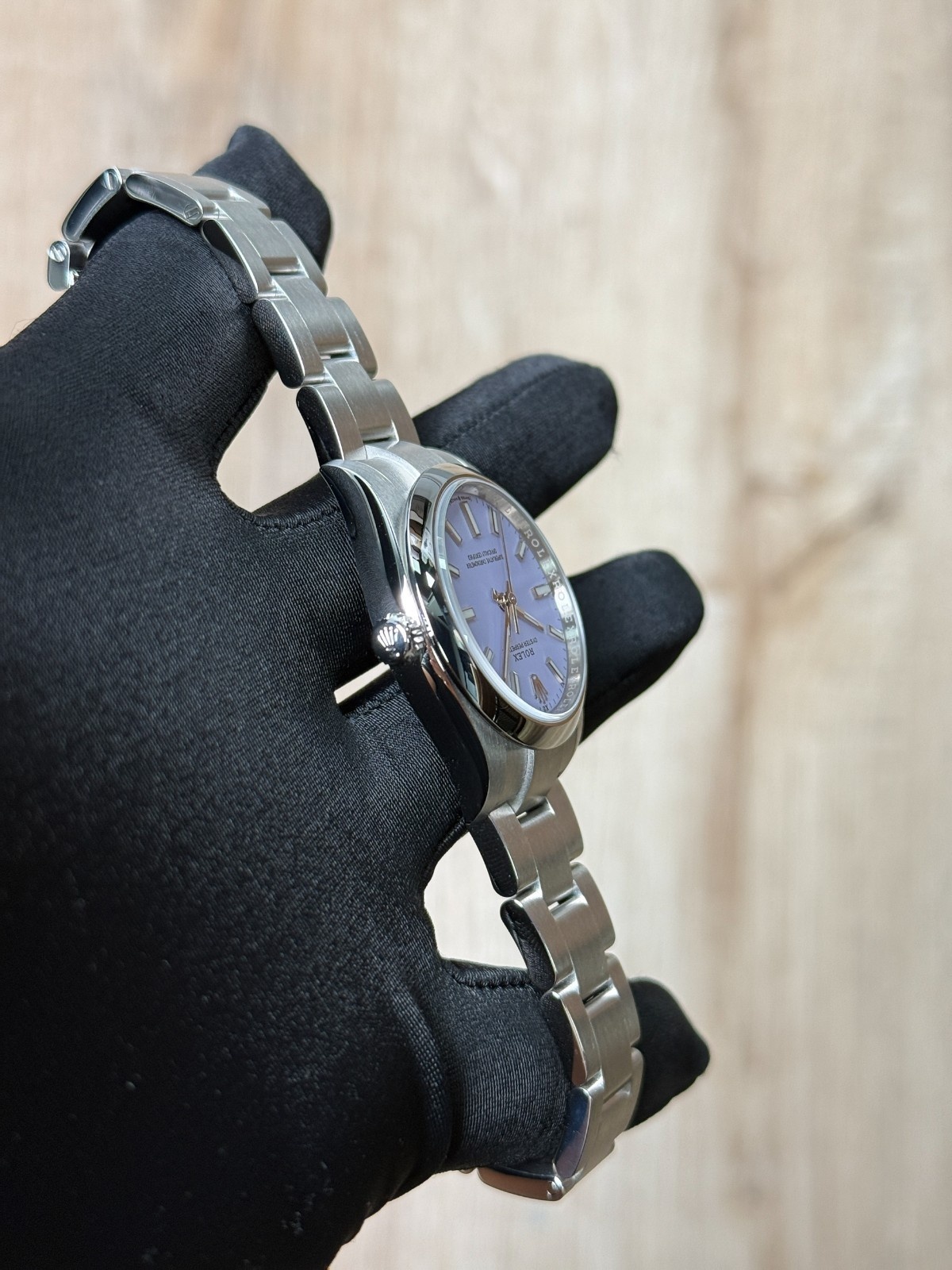 Rolex Oyster Perpetual 34mm UNWORN 2026 Lavender Smooth Oyster 124200