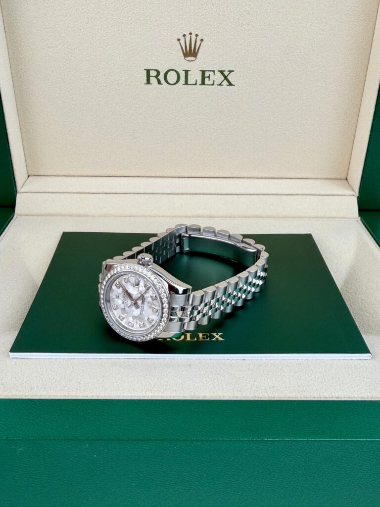 Rolex Datejust 26mm 2015 Silver Flakes Diamond Jubilee 179384