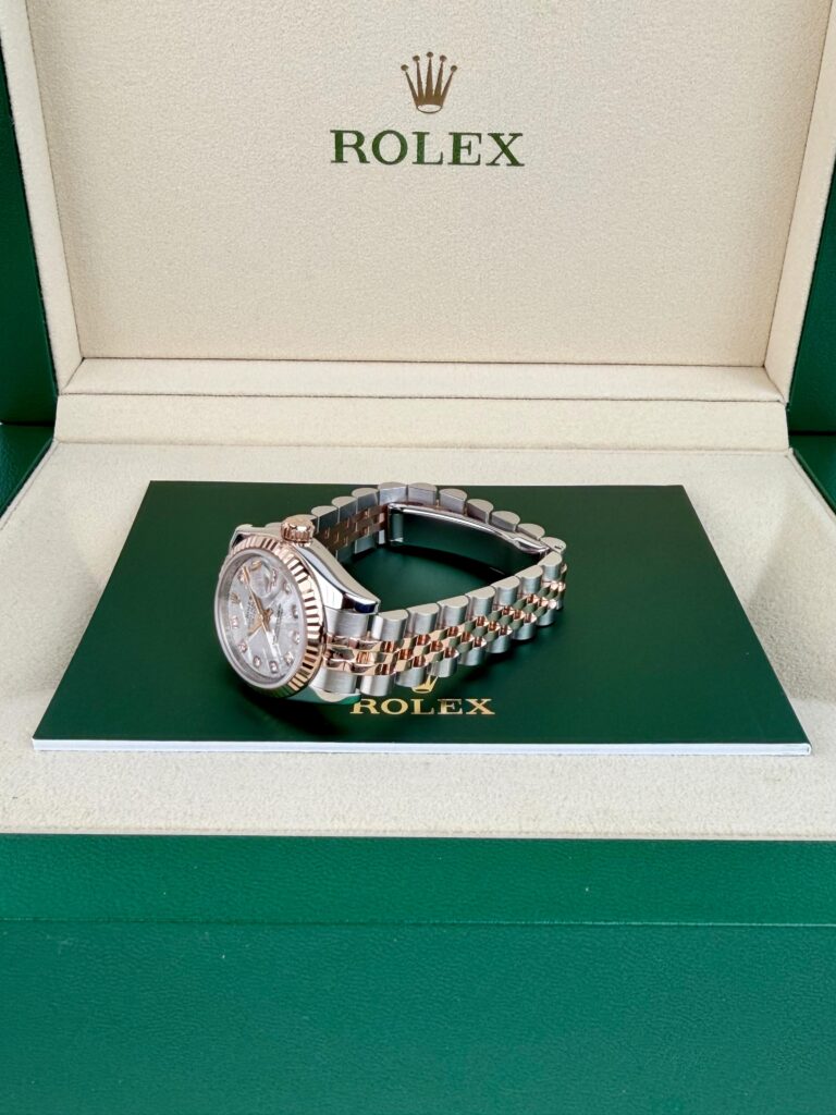 Rolex Datejust 26mm Meteorite Diamond Fluted Jubilee Watch&Box 179171