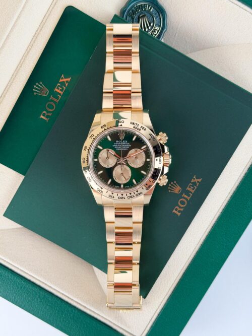 Rolex Daytona UNWORN 2026 John Mayer 2.0 Green/Champagne 40m Index Oyster 126508