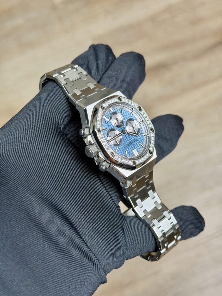 Audemars Piguet Royal Oak 38mm 2024 Ice Blue Diamond 26715ST.ZZ.1356ST.01