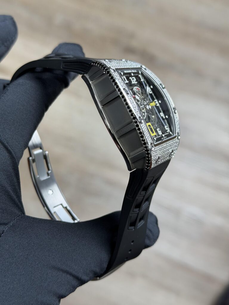 Richard Mille RM030 2023 White Gold Diamond Black Strap RM3030