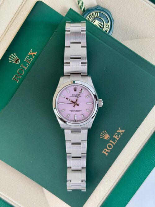 Rolex Oyster Perpetual 31mm UNWORN 2026 Candy Pink Index Oyster 277200