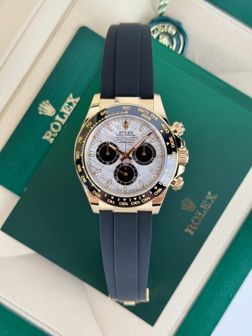 Rolex Daytona 40mm UNWORN 2026 Meteorite/Black Index Oysterflex 126518LN