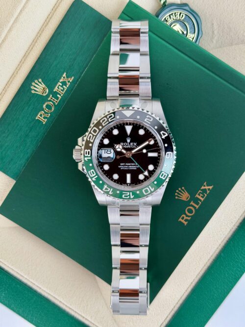 Rolex GMT-Master II UNWORN 2026 Sprite 40mm Black/Green Oyster Wood 126720VTNR