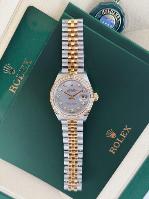 Rolex Datejust 28mm UNWORN 2026 MOP Pearl Diamond Jubilee 279383RBR