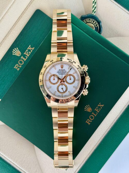 Rolex Daytona UNWORN 2026 White/White Index 40mm Oyster 126508