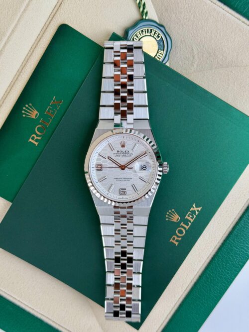 Rolex Land-Dweller 36mm UNWORN 2026 White Honeycomb Fluted Flat Jubilee 127234