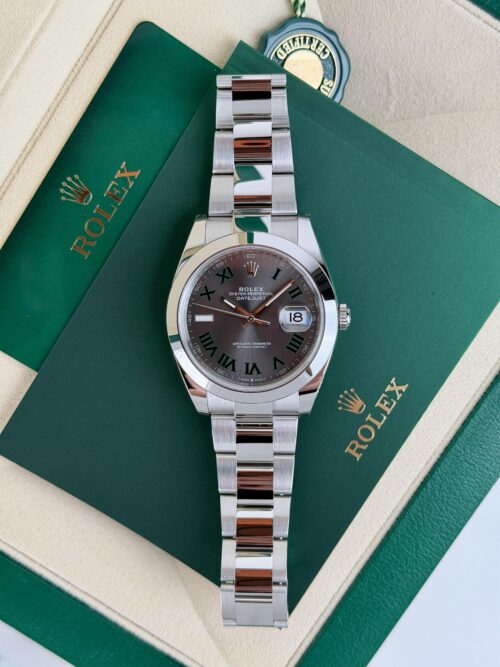 Rolex Datejust 41mm UNWORN 2026 Wimbledon Smooth Oyster 126300