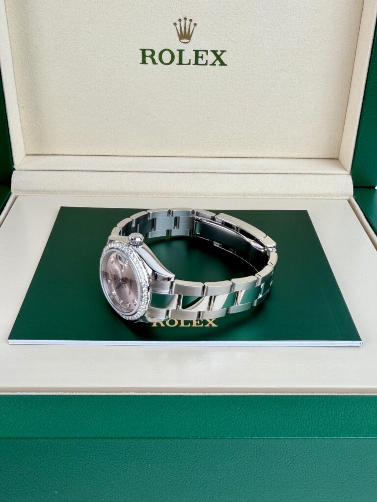 Rolex Datejust UNWORN 2026 28mm Pink Diamond Bezel Oyster 279384RBR