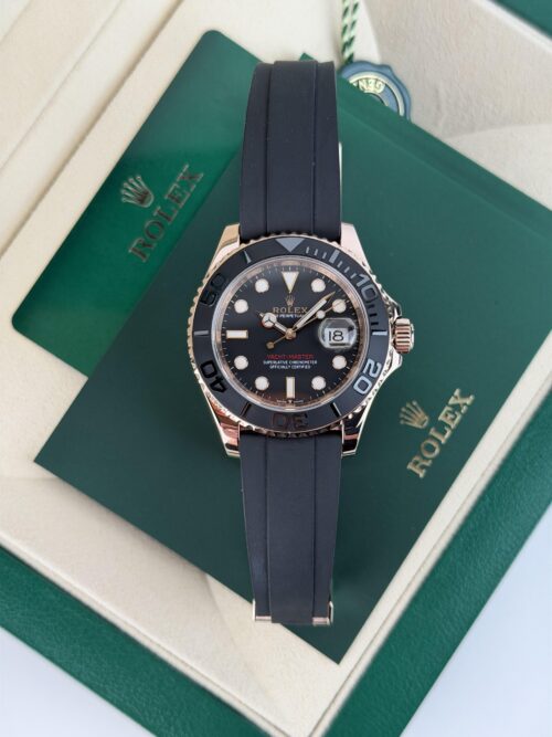 Rolex Yacht-Master 40mm 2021 Black/Black Oysterflex 126655