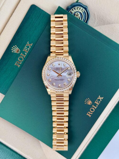 Rolex Datejust 31mm UNWORN 2026 MOP Pearl Diamond President 278288RBR
