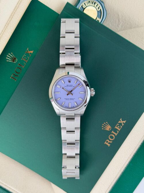 Rolex Oyster Perpectual 28mm UNWORN 2026 Lavender Index Smooth Oyster 276200
