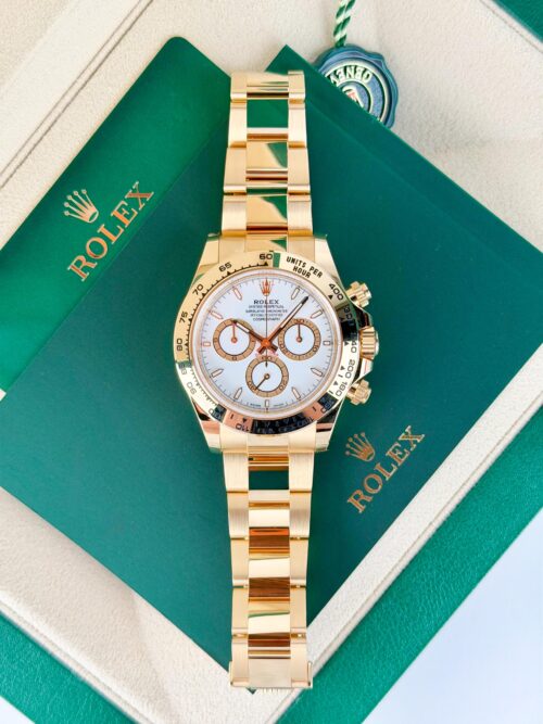 Rolex Daytona UNWORN 2026 White/White Index 40mm Oyster 126508