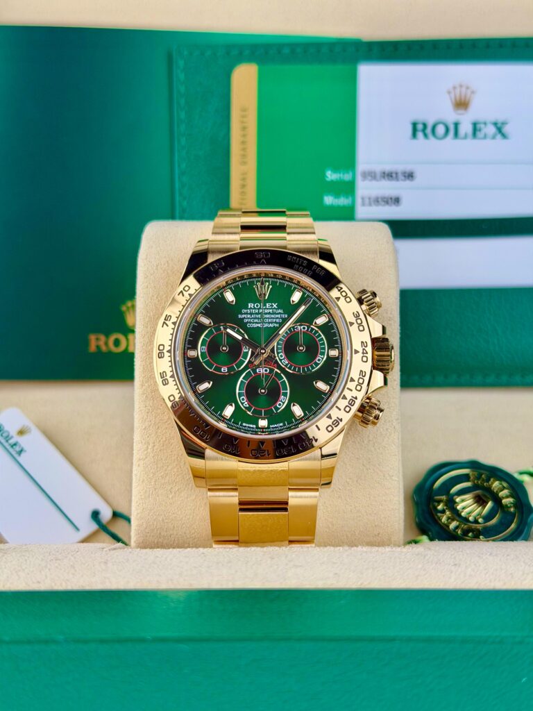 Rolex Daytona 2023 John Mayer Green/Green 40mm Index Oyster 116508