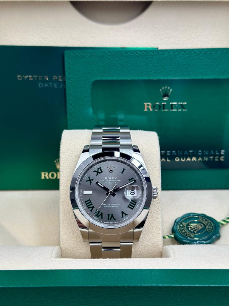 Rolex Datejust 41mm UNWORN 2026 Wimbledon Smooth Oyster 126300