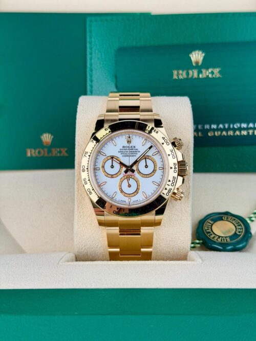 Rolex Daytona UNWORN 2026 White/White Index 40mm Oyster 126508
