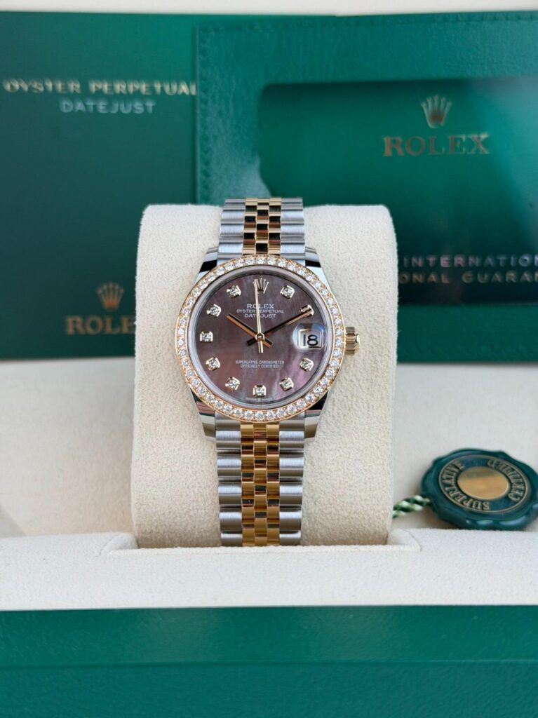 Rolex Datejust 31mm UNWORN 2026 Dark MOP Pearl Diamond Jubilee 278383RBR
