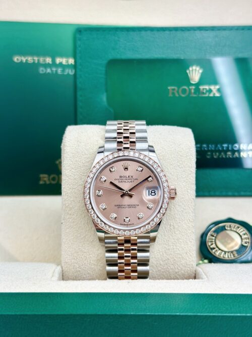 Rolex Datejust 31mm UNWORN 2026 Rose Pink Sundust Diamond Jubilee 278381RBR