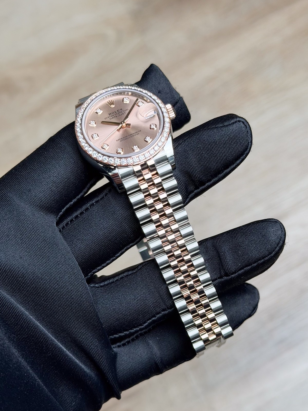 Rolex Datejust 31mm UNWORN 2026 Rose Pink Sundust Diamond Jubilee 278381RBR
