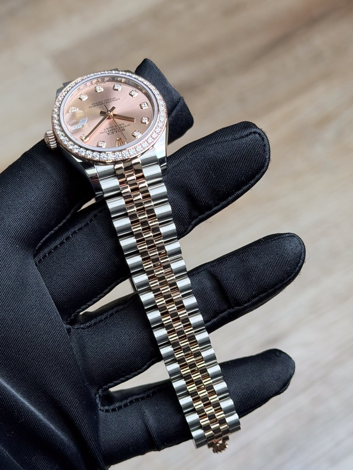 Rolex Datejust 31mm UNWORN 2026 Rose Pink Sundust Diamond Jubilee 278381RBR