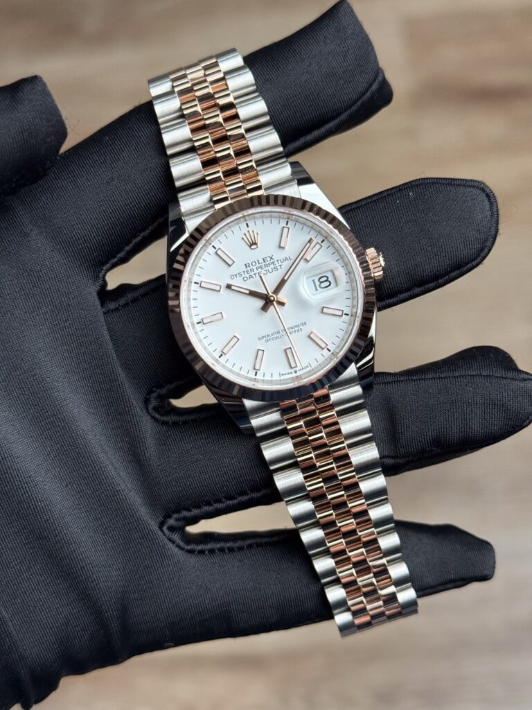 Rolex Datejust 36mm UNWORN 2026 White Index Fluted Bezel Jubilee 126231
