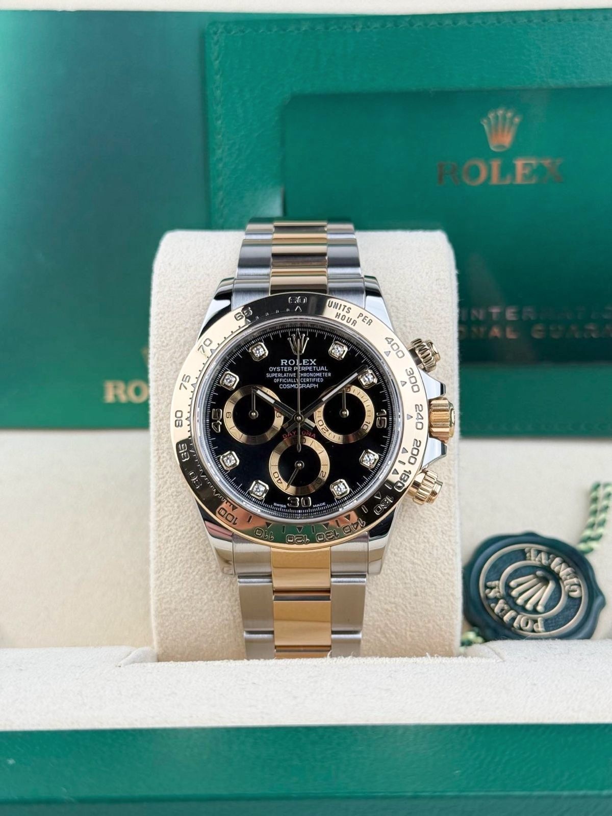 Rolex Daytona 2020 Black/Black Diamond 40mm Oyster 116503