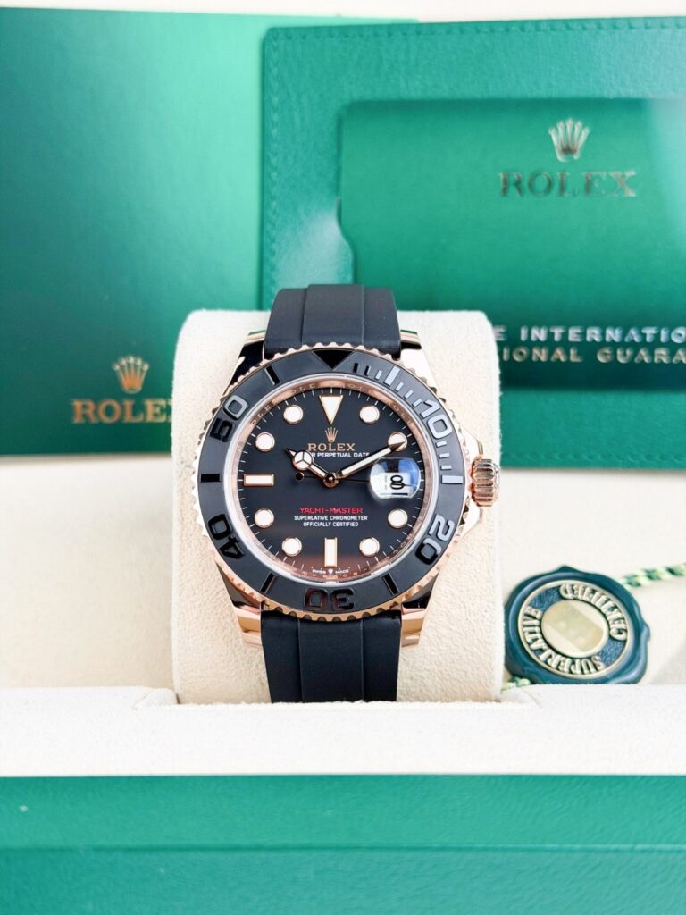 Rolex Yacht-Master 40mm 2021 Black/Black Oysterflex 126655