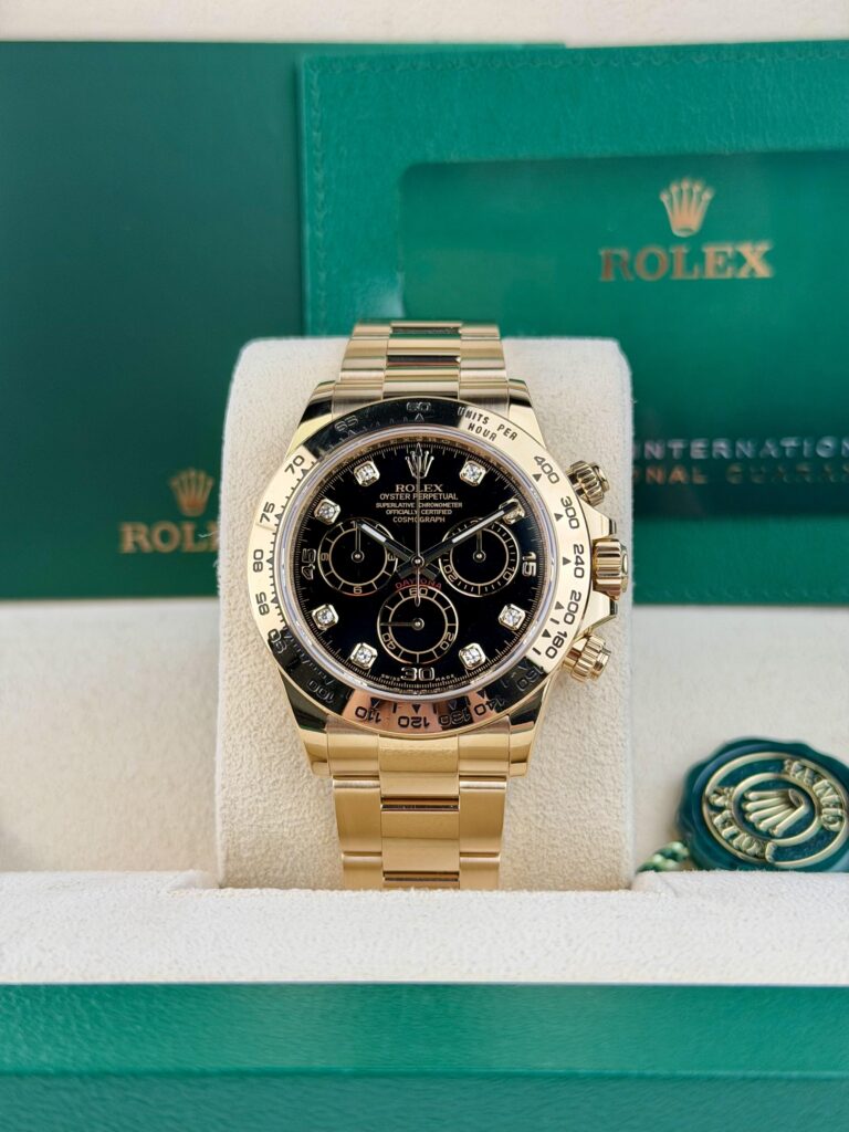 Rolex Daytona 2021 Black Diamond 40mm Oyster 116508