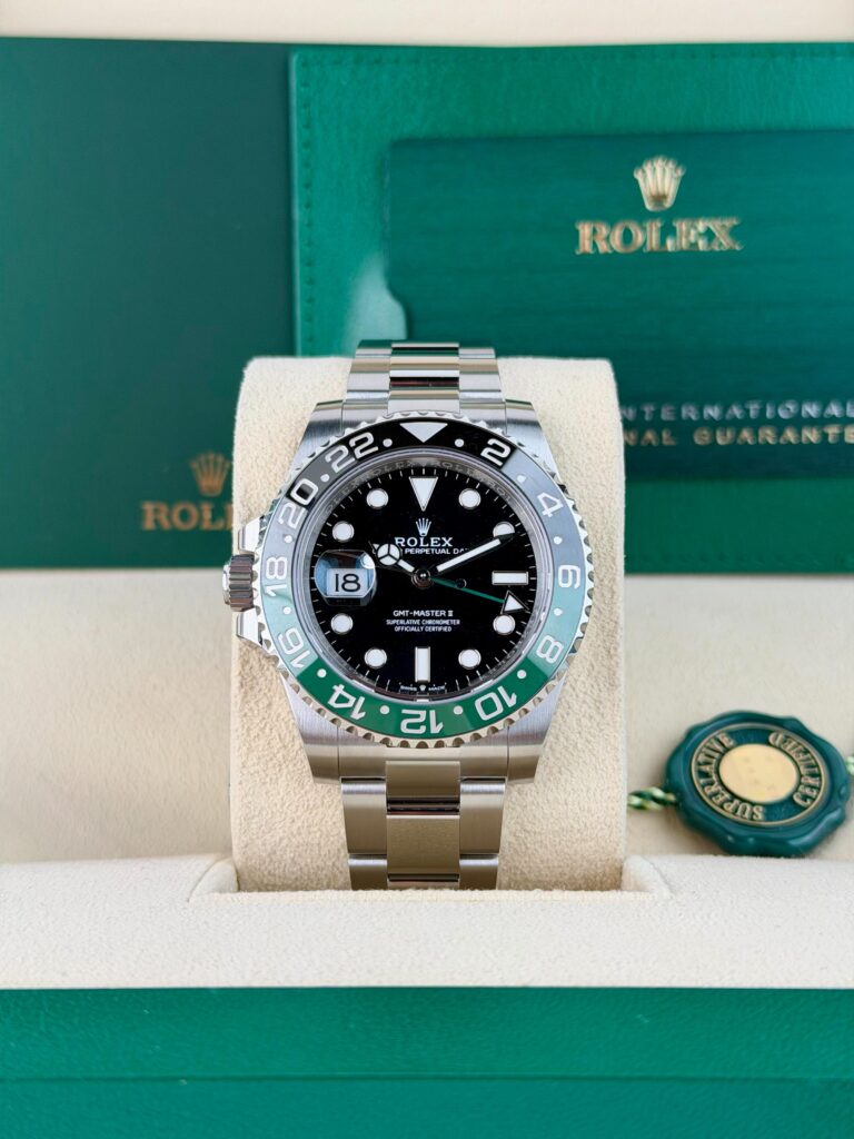 Rolex GMT-Master II UNWORN 2026 Sprite 40mm Black/Green Oyster Wood 126720VTNR